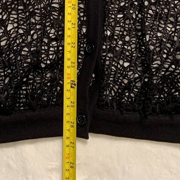 Robbie & Nikki by Robert Rodriguez Knit Crochet Cardigan Minimalist Size S - Picture 8 of 8